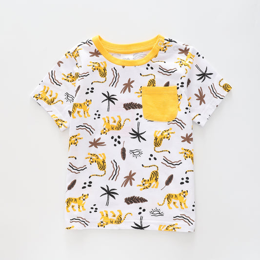 Boys Animal Tee - Tiger Tamer Ollies Place