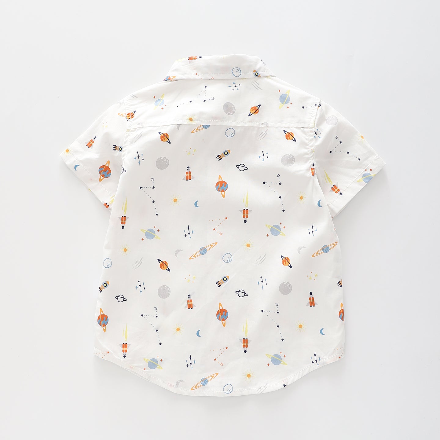 Boys Button Down Shirt - Outer Space Ollies Place