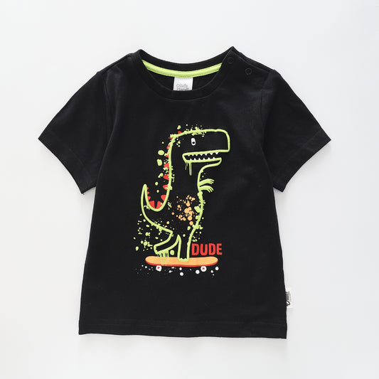 Boys Dino Dude Print Tee Ollies Place