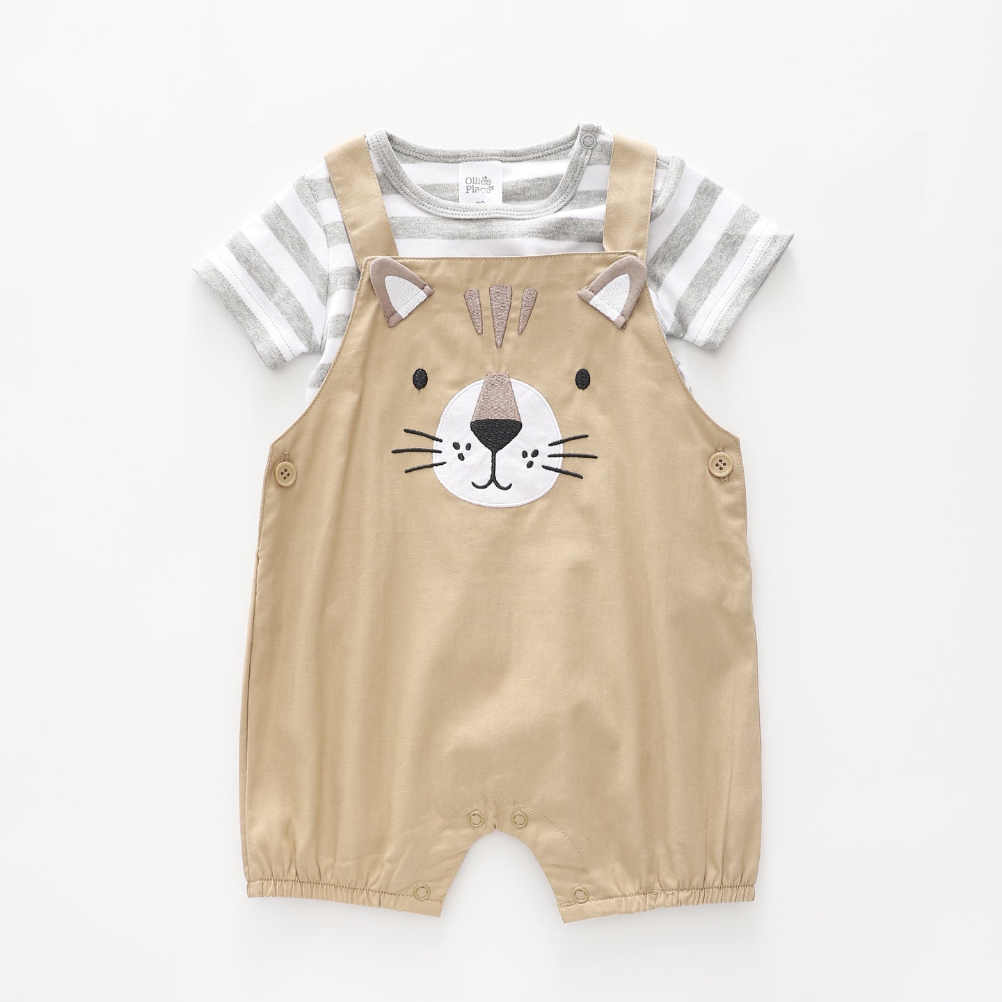 Infant Boys Safari Overalls Set Ollies Place