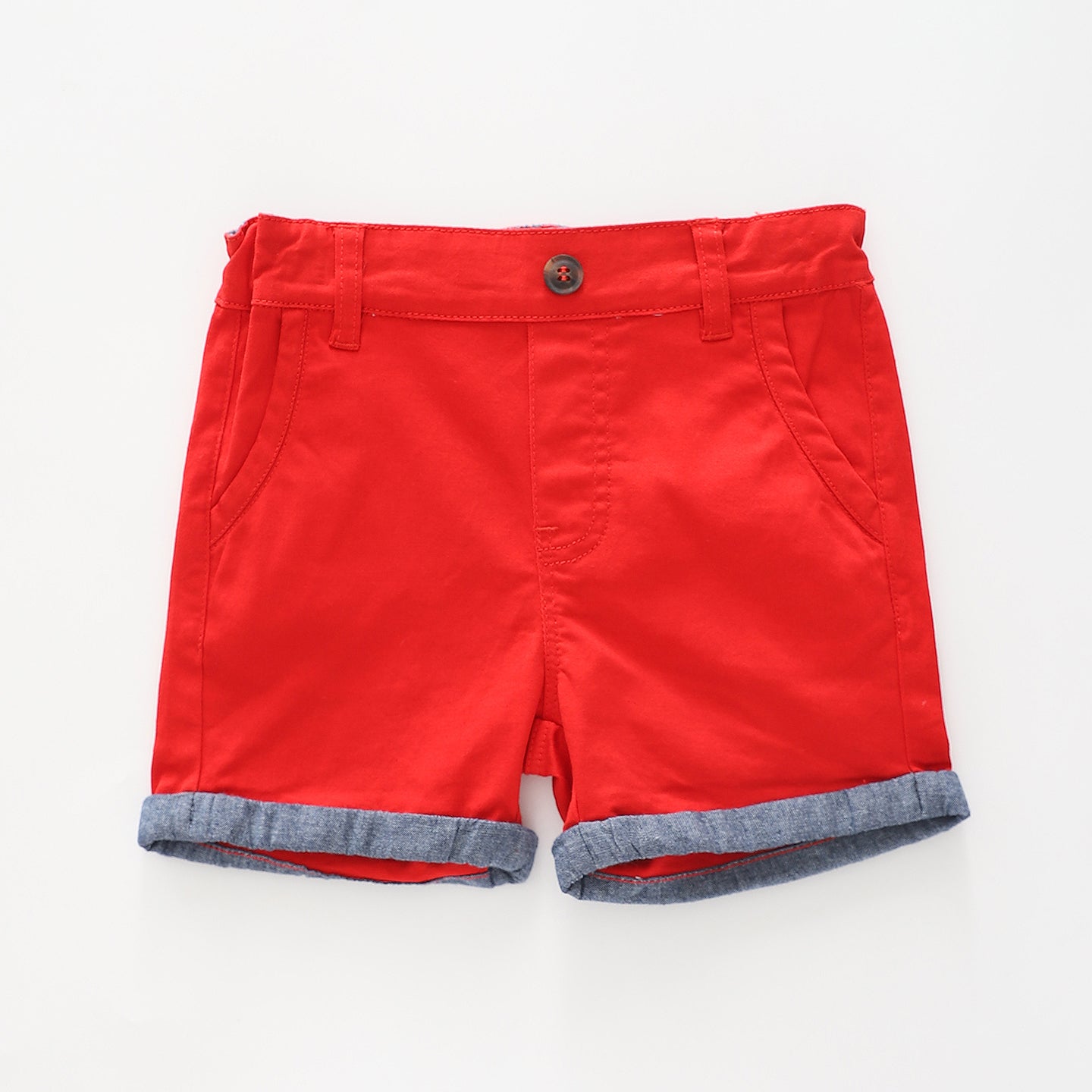 Infant and Toddler Boys Red Chino Shorts Ollies Place