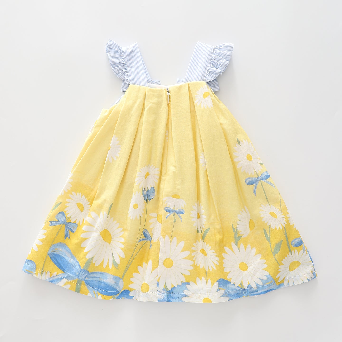 Girl's Yellow and Blue Lazy Daisy Dress Ollies Place