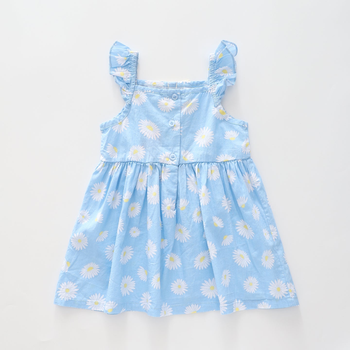 Girl's Blue Lazy Daisy Dress Ollies Place