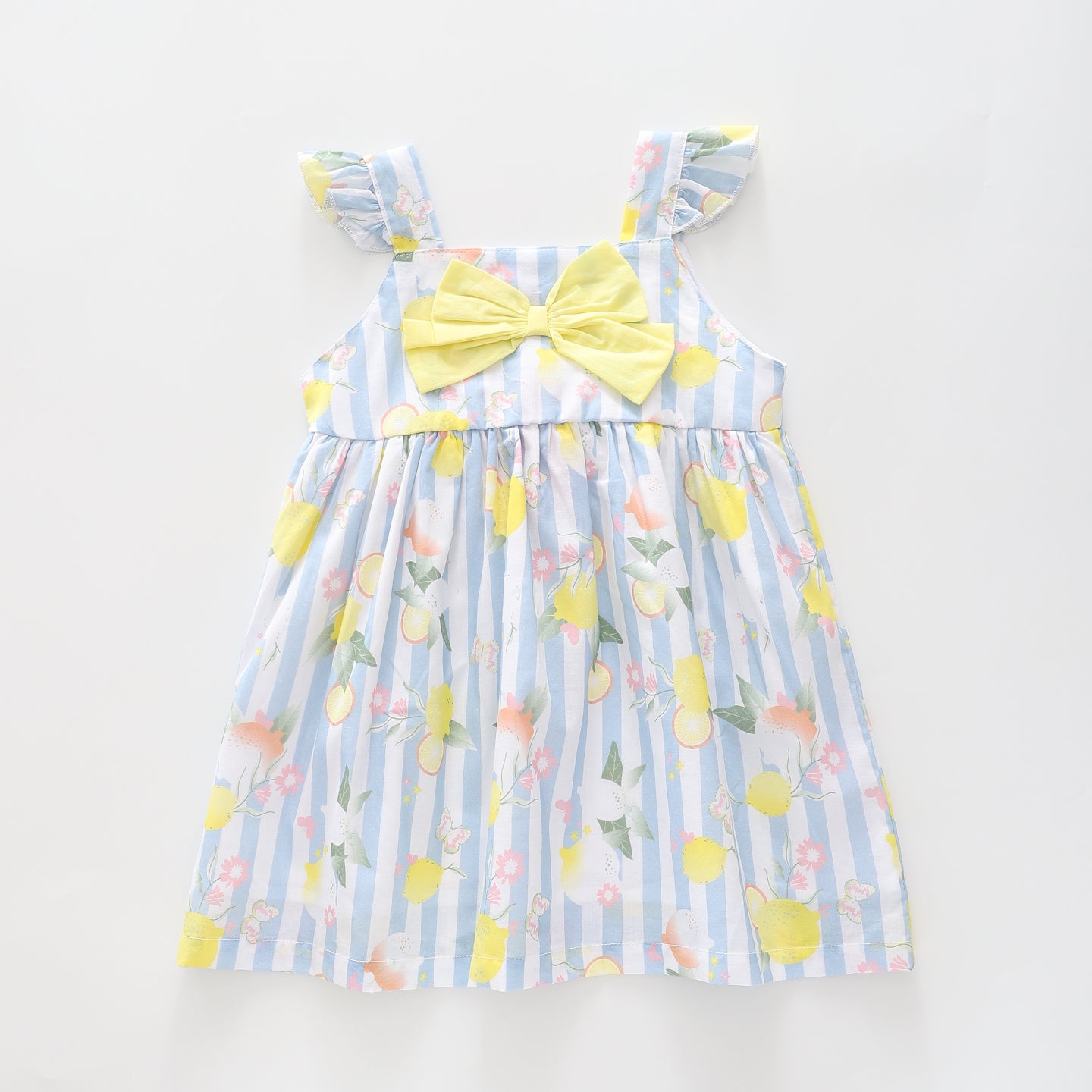 Lemonade Pastel Blue Striped Dress Ollies Place