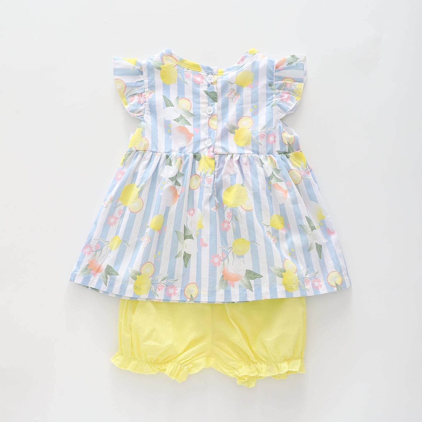 Lemonade Pastel Blue Striped Top With Matching Bloomers Ollies Place