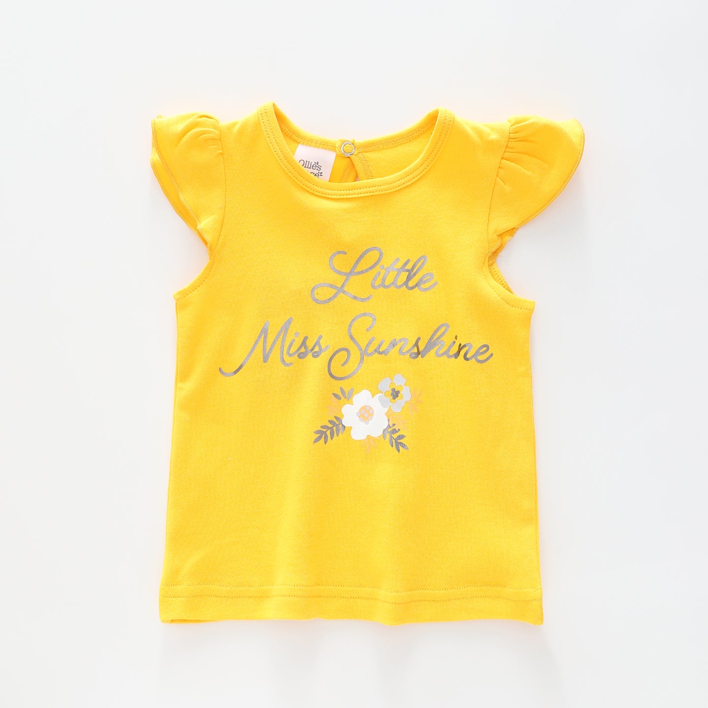 Girl's Golden 'Little Miss Sunshine' T-Shirt Ollies Place