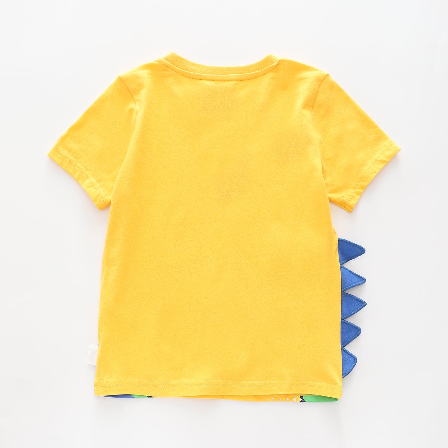 Boy's Yellow T-shirt With 'Hi' 'What's Up?' Dinosaur Print Ollies Place