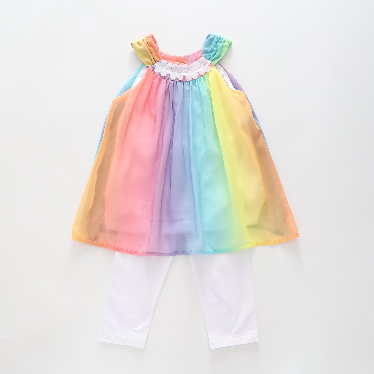 Girl's Rainbow Party Set Ollies Place