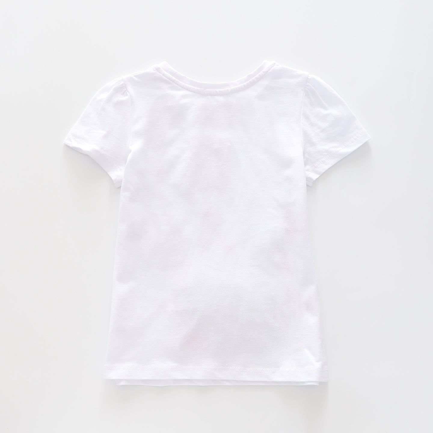 Girl's Glittery White Swan T-Shirt Ollies Place