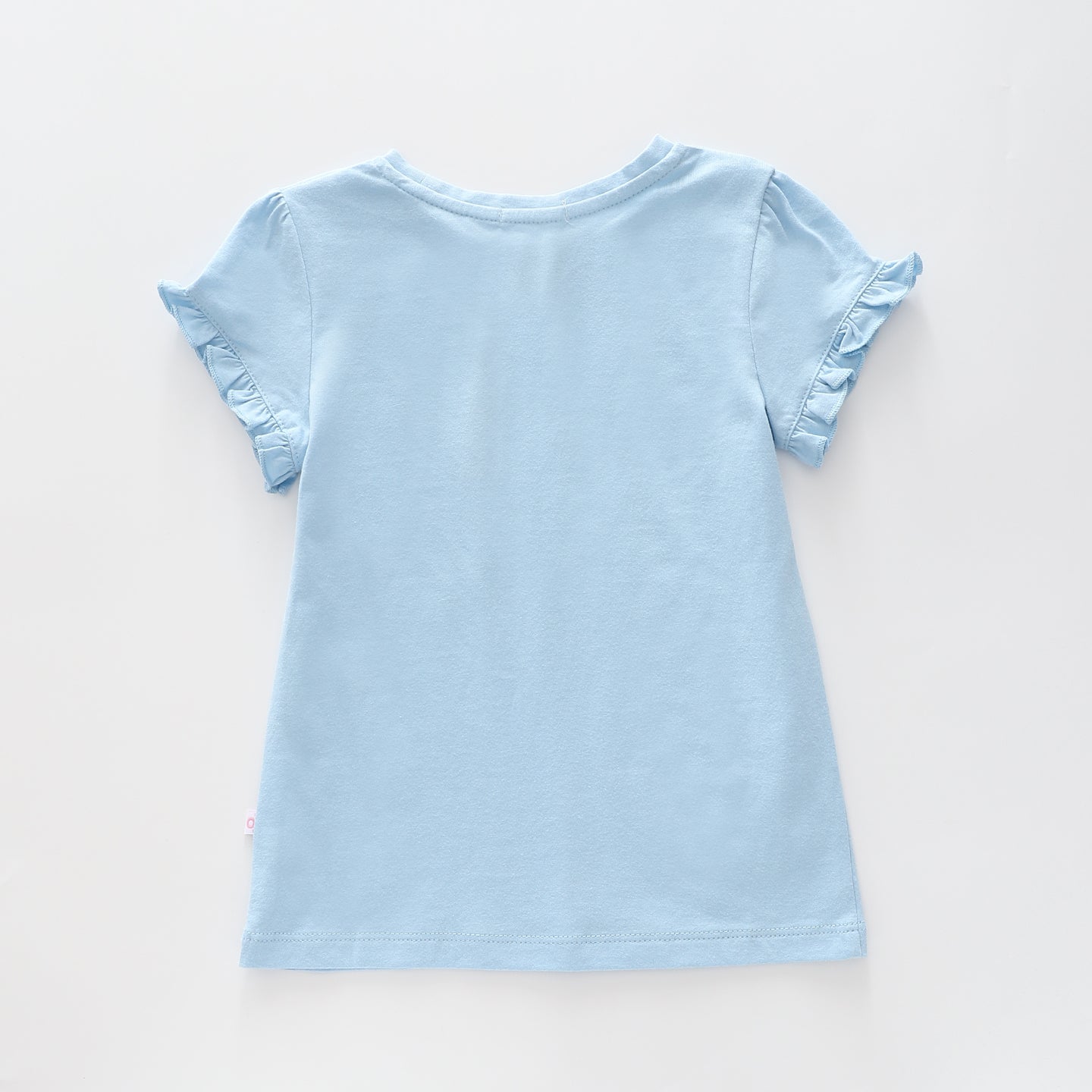 Girl's Pastel Blue Unicorn And Swan T-Shirt Ollies Place