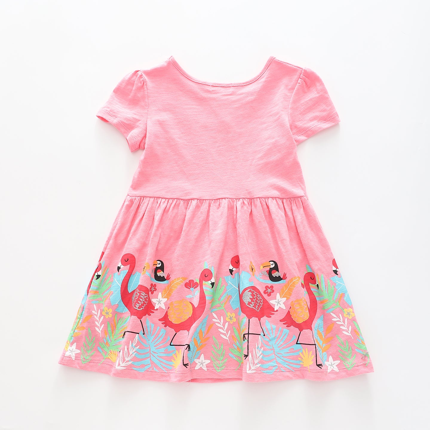 Girl's Flamingo Pink Dress Ollies Place