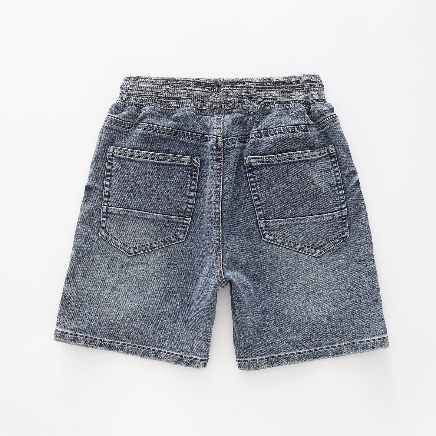 Boy's Dark Blue Jean Knit Shorts Ollies Place