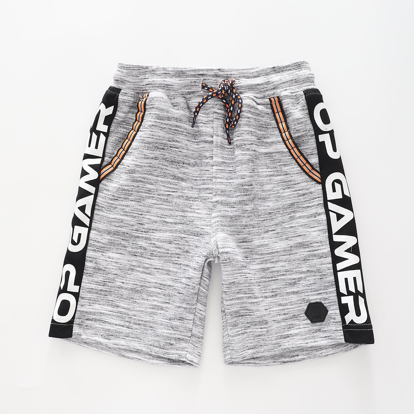 Boy's Grey Marle Jersey Shorts Ollies Place