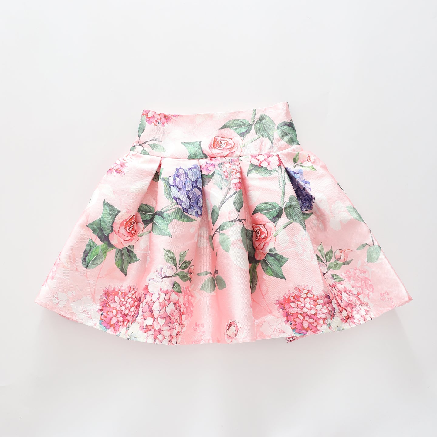 Girl's Pink Rosy Print Party Skirt Ollies Place