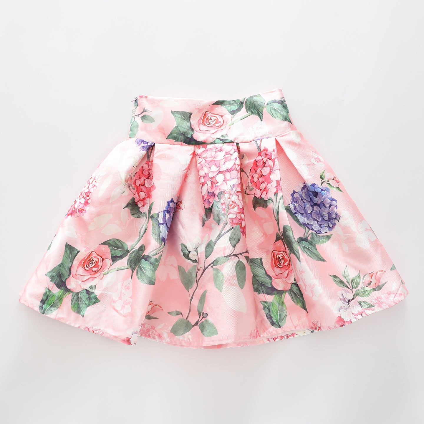 Girl's Pink Rosy Print Party Skirt Ollies Place