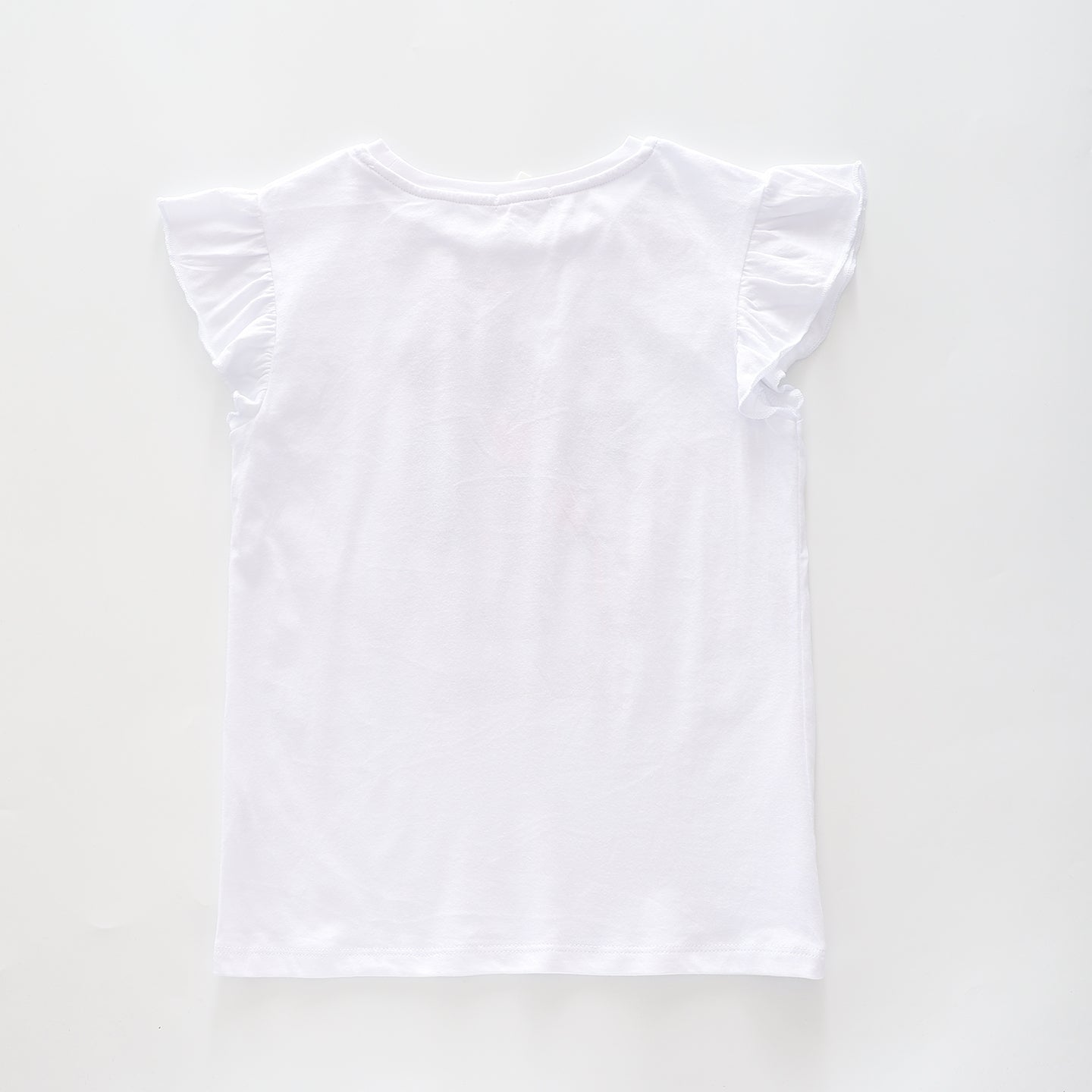 Girl's White 'Fabulous' Glitter T-Shirt Ollies Place