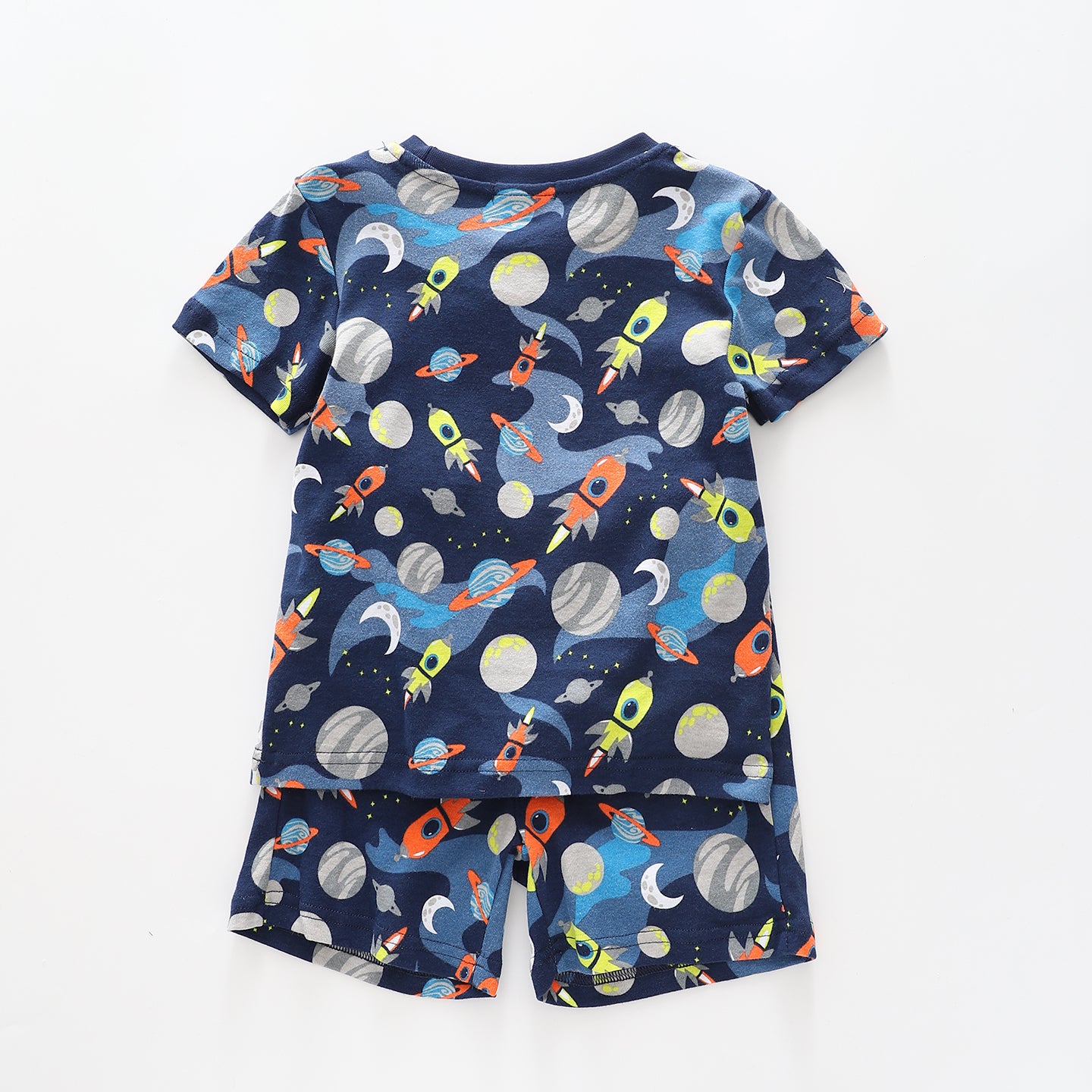 Space Print Pyjama Short Set Ollies Place