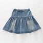 Gathered Denim Skirt Ollies Place
