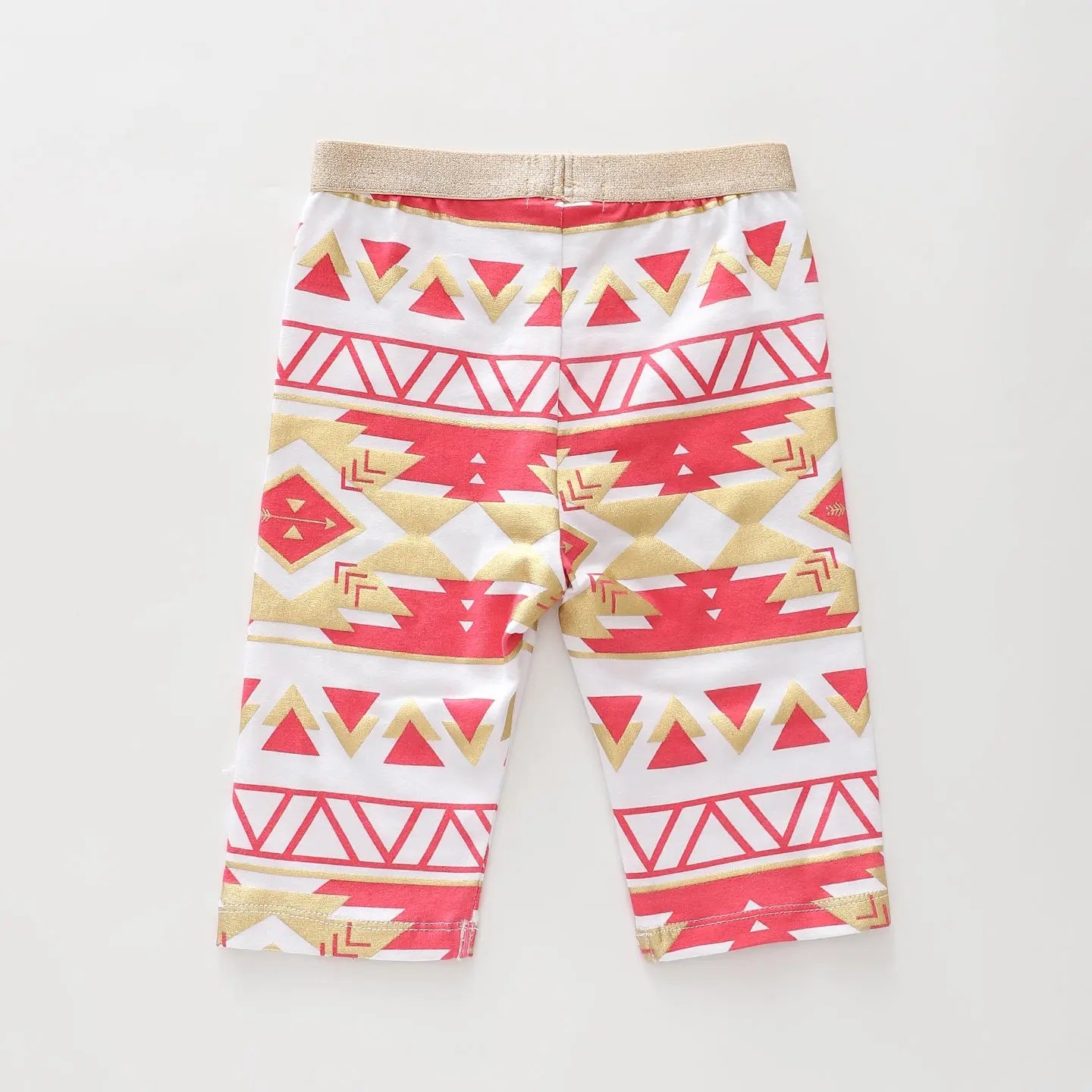 Geometric Gold Leggings Ollies Place