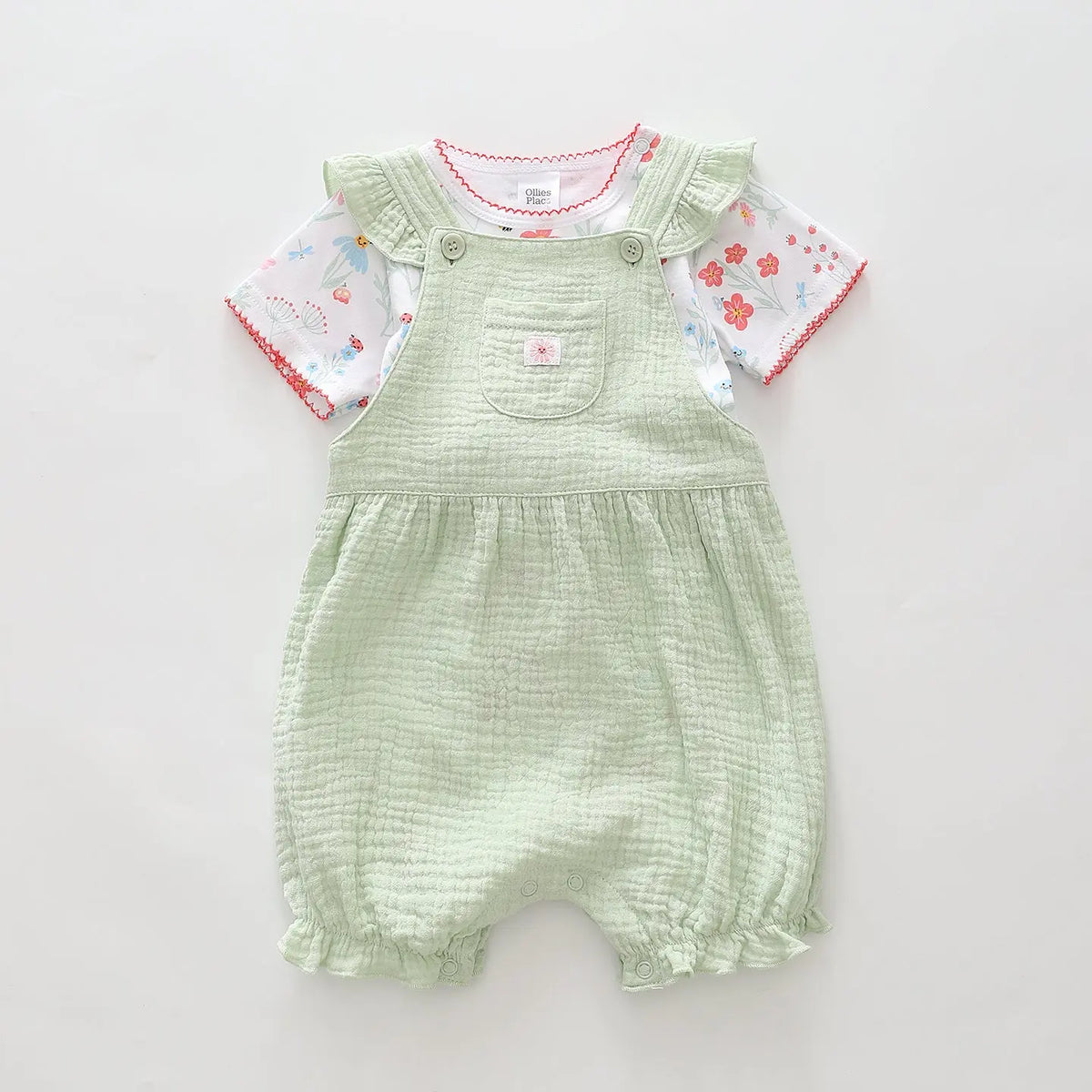 Giggle Garden Overalls Outfit Set Ollies Place