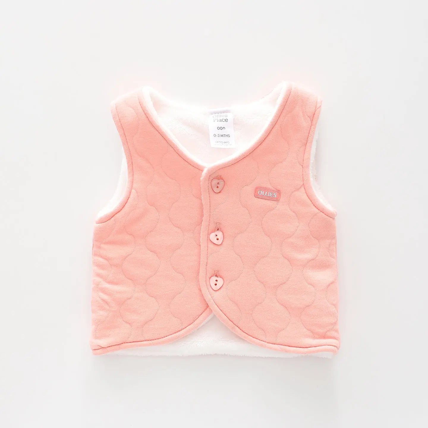 Giraffe Friends, Baby Girls Vest Ollies Place