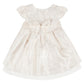 Girl Champagne Metalic Jacquard Dress Ollies Place