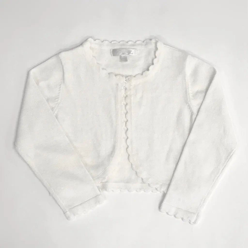 Baby girl cream bolero cardigan orders