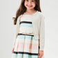 Girl Silver Lurex Formal Cardigan Ollies Place