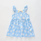 Girl's Blue Lazy Daisy Dress Ollies Place