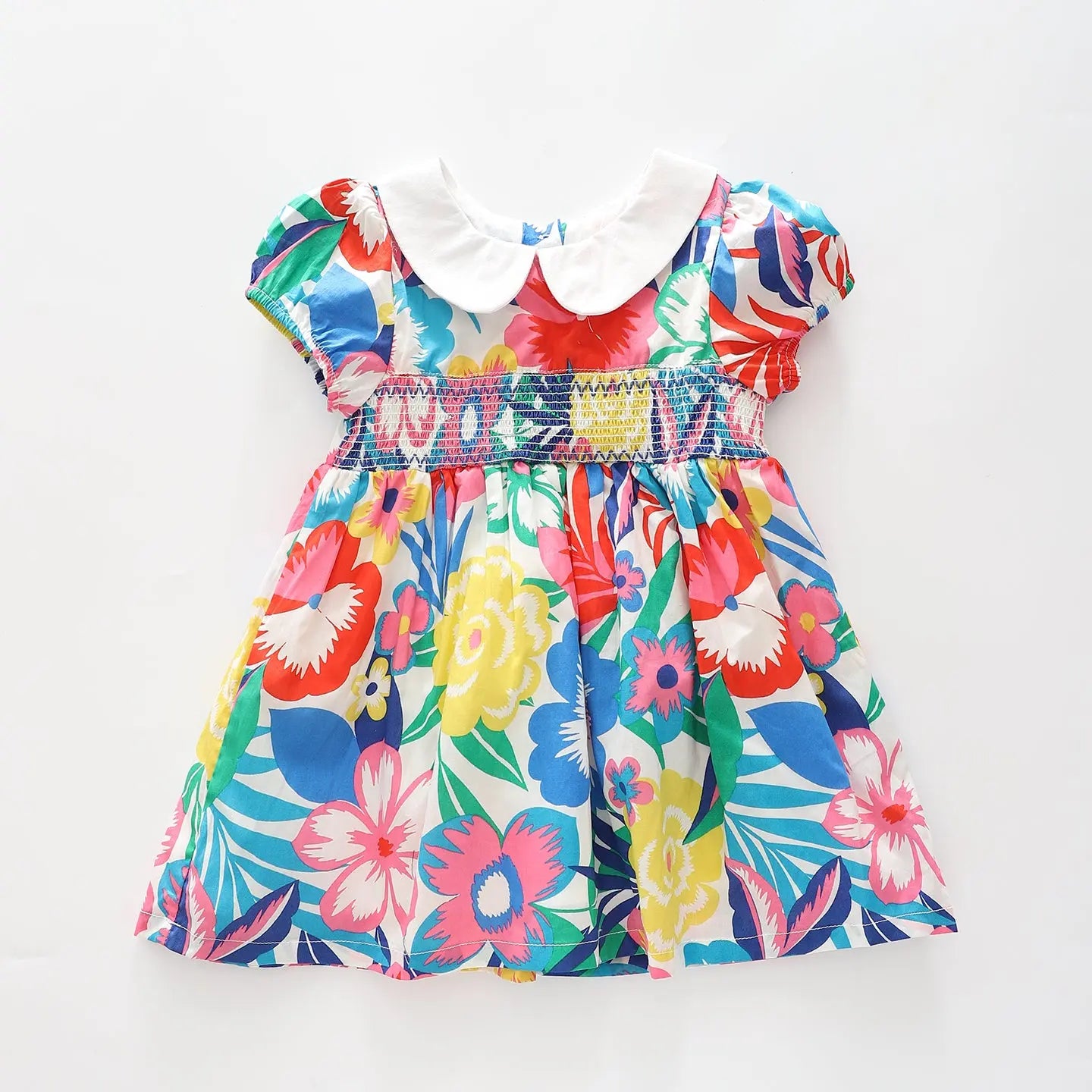 Girl's Bright Floral Dress Ollies Place