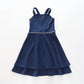 Girl's Diamante Navy Blue Party Dress Ollies Place