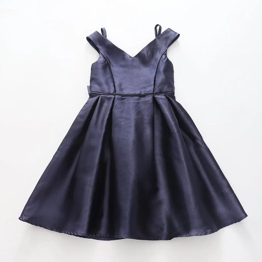 Girl's Navy Blue Party Dress Ollies Place