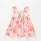 Girl's Pink Vintage Floral Dress Ollies Place