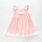 Girl's Pink and White Lace Party Dress Ollies Place