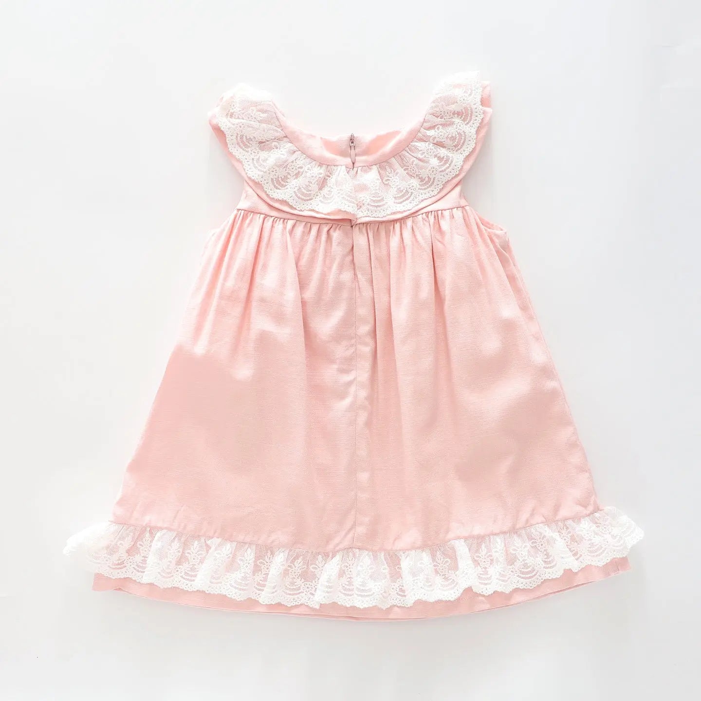 Girl's Pink and White Lace Party Dress Ollies Place