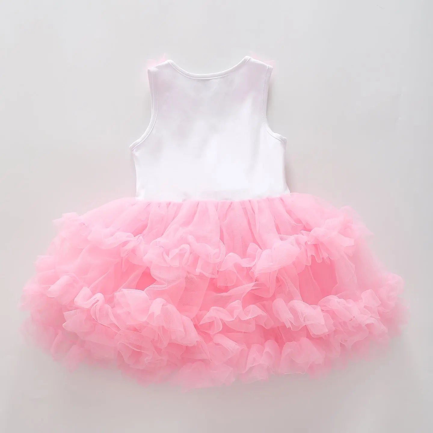 Girl's Pink and White Sparkle All The Way Party Dress Ollies Place