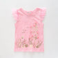 Girl's Sequined Pink Oceanic T-Shirt Ollies Place
