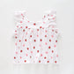 Girl's Strawberry Pink and White T-Shirt Ollies Place