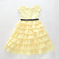 Girl's Tiered Yellow Party Dress Ollies Place