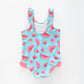 Girl's Watermelon Pink One Piece Swimsuit Ollies Place