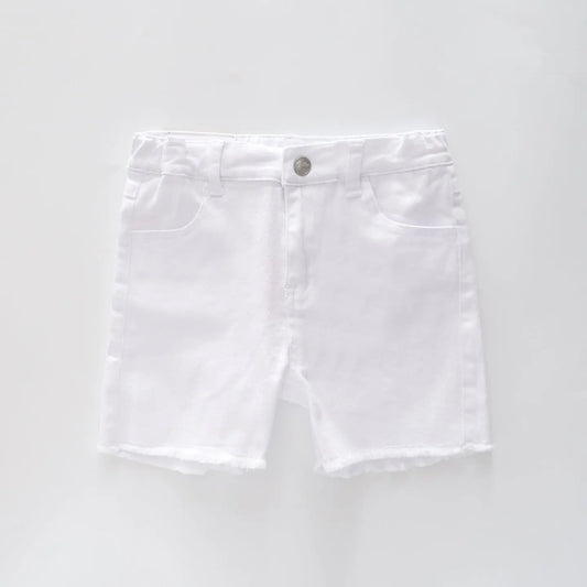 Girl's White Denim Shorts Ollies Place