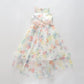 Girl's White Floral Tulle Party Dress Ollies Place