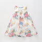 Girl's White Rainbow Floral Chiffon Dress Ollies Place