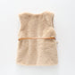 Girls Beige Faux Fur Vest Ollies Place