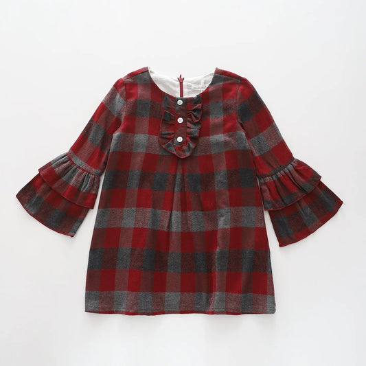 Girls Bell Sleeve Dress Ollies Place