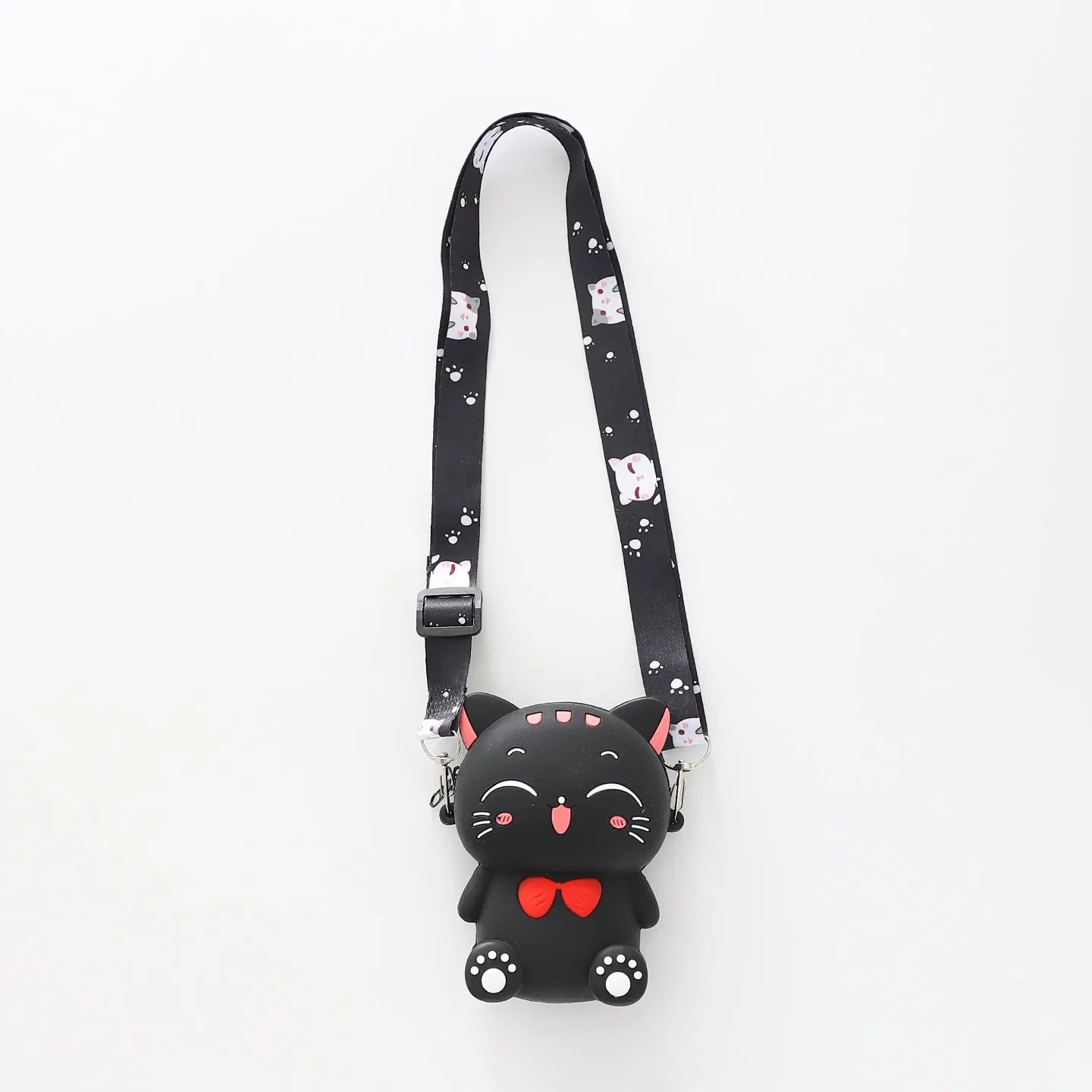 Girls Black Kitty Bag Ollies Place