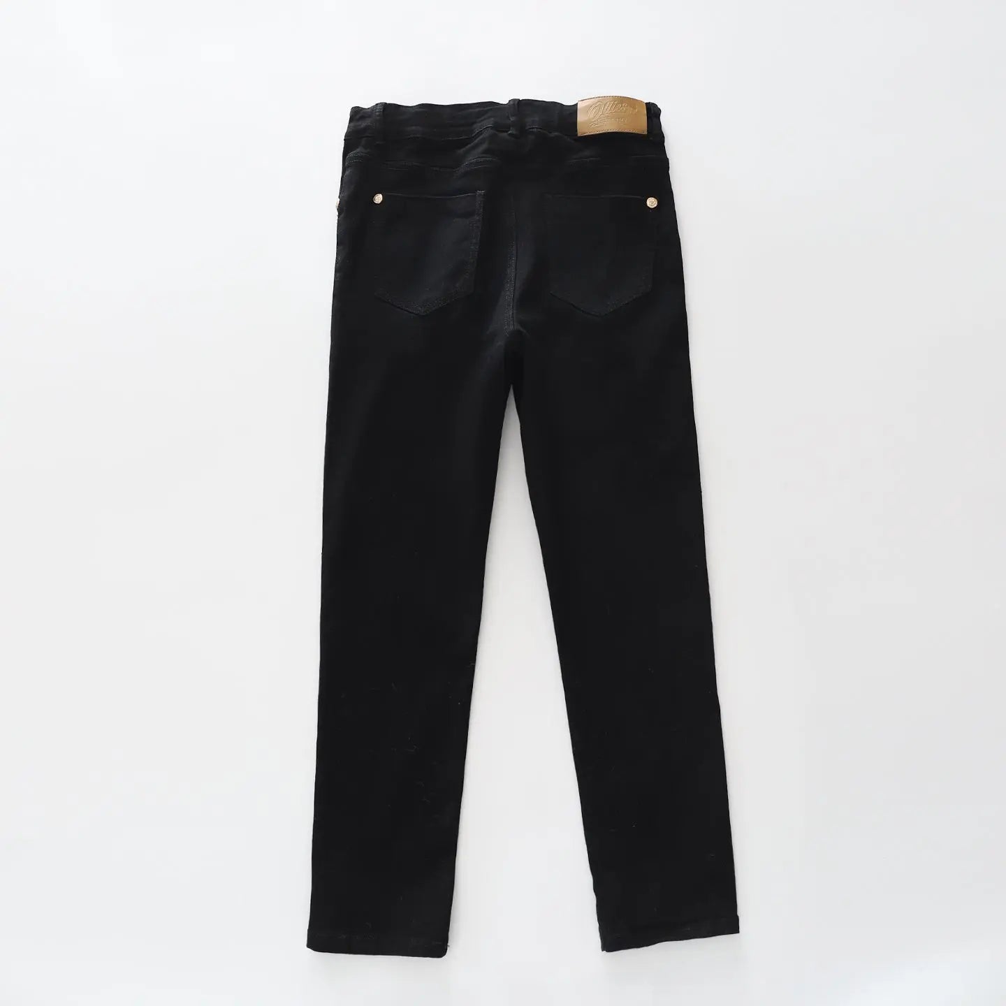 Girls Black Straight Leg Jeans Ollies Place