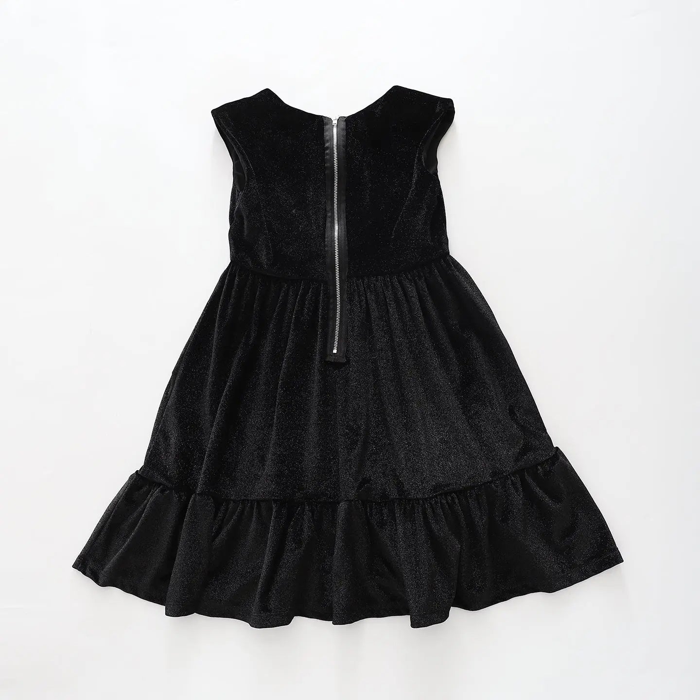 Girls Black Velvet Party Dress Ollies Place