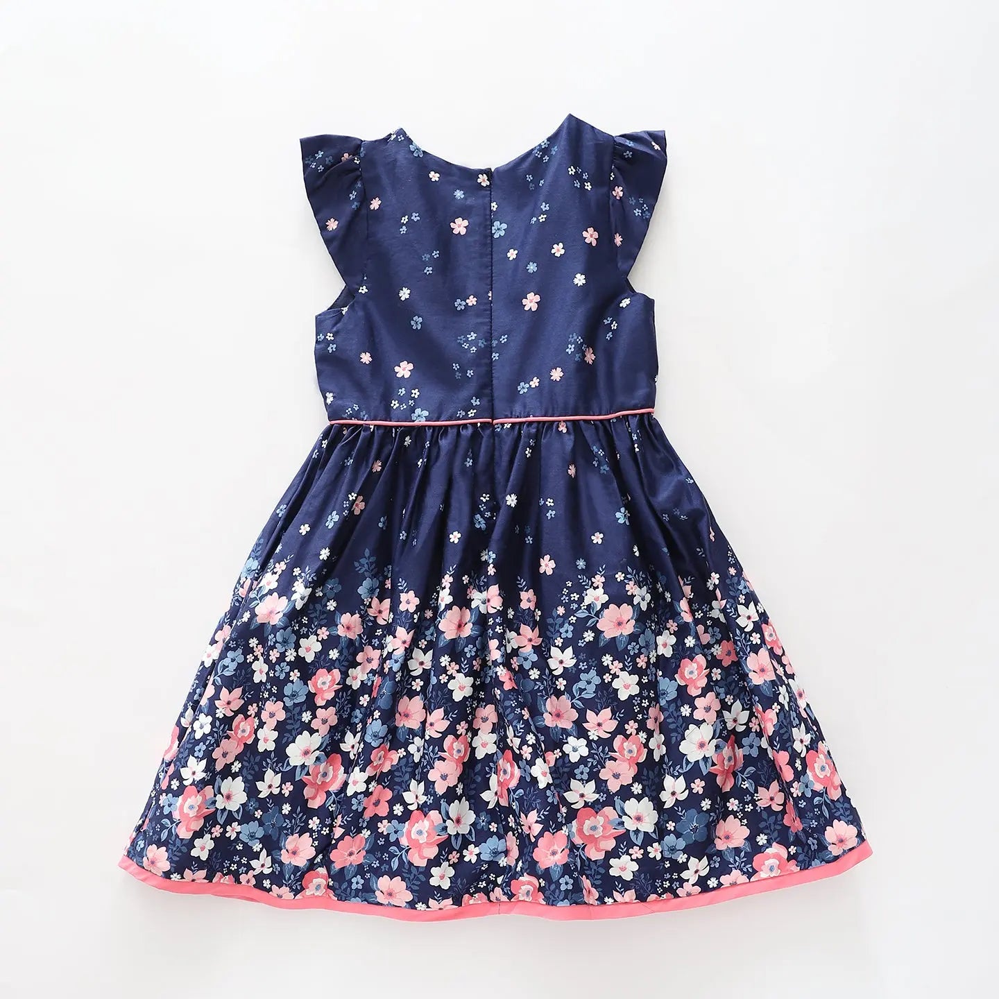 Girls Blue Blossoms Dress Ollies Place