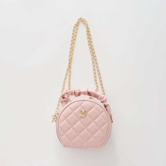 Girls Blush Round Handbag Ollies Place